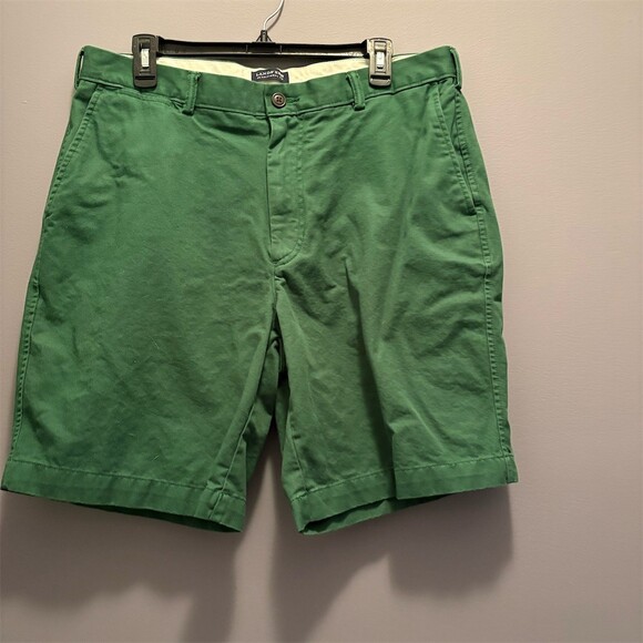 Lands' End Other - Lands’ End Chino Shorts Men's Size 35 Green Flat Front Casual Golf